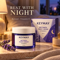 Crème de Jour à la Vitamine C, Crème de Nuit au Rétinol, Éclaircissante, Hydratante, Soins de la Peau, Fabricant OEM ODM en Marque Blanche, Vente en Gros