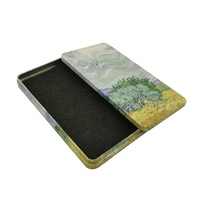 Caja Metálica Impermeable para Teléfono, Disponible en Stock, Estuche Portátil de Hojalata Rígida para Celular, Pequeños Dispositivos y Organización de Viajes