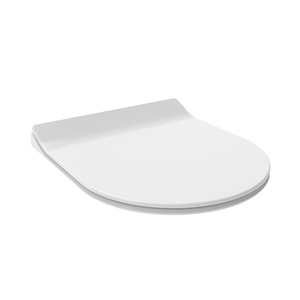 SUNTEN SU023 Couvercle <span class=keywords><strong>de</strong></span> siège <span class=keywords><strong>de</strong></span> <span class=keywords><strong>toilette</strong></span> rond ultra-mince au design moderne, à ouverture frontale, blanc, avec charnières à fermeture lente et garantie <span class=keywords><strong>de</strong></span> 2 ans - Product Image 6