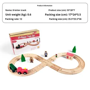 Ensemble de <span class=keywords><strong>train</strong></span> en <span class=keywords><strong>bois</strong></span> ensemble de piste de <span class=keywords><strong>train</strong></span> en <span class=keywords><strong>bois</strong></span> Puzzle en <span class=keywords><strong>bois</strong></span> assemblage fente jouets cadeau pour garçons et filles - Product Image 6