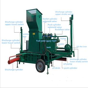 Presse à balles hydraulique pour herbe verte, foin, maïs, paille et sciure de bois - Machine à briquettes haute productivité - Presse à balles rectangulaire - Product Image 5