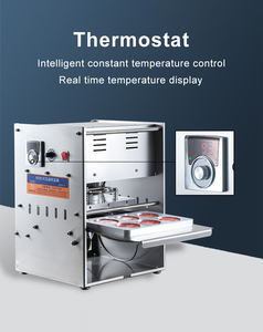 Halbautomat ische Saucenbecher-Versiegelung maschine Saucenblister-Verpackungs maschine 6-Tassen-Versiegelungsverpackungsmaschine für Tomaten dressing - Product Image 5