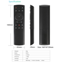 Mini Mouse Inalámbrico G20S, 2.4g, con Aprendizaje IR, Giroscopio, Control Remoto Inteligente por Voz, Mini Teclado Universal