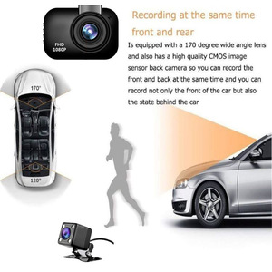 Cámara para Auto Q10 FHD 1080P con Visión Nocturna, Ángulo de 120 Grados y Soporte para Tarjeta TF - Product Image 3