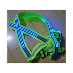 Gilet de sécurité LED à double fibre adapté aux sports de plein air: cyclisme de nuit, <span class=keywords><strong>escalade</strong></span> et marathon - Product Image 6
