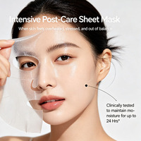 Masque en tissu rafraîchissant OEM pour la protection et la réparation de la barrière cutanée, soin apaisant post-traitement pour peaux stressées et irritées