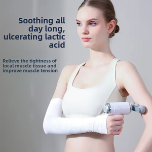 Pistola de masaje muscular profundo para el cuerpo, nuevo estilo, pistola de fascia de 3 cabezales, pistola de masaje inalámbrica de alta velocidad, Mini pistola de masaje de percusión de tejido profundo - Product Image 2