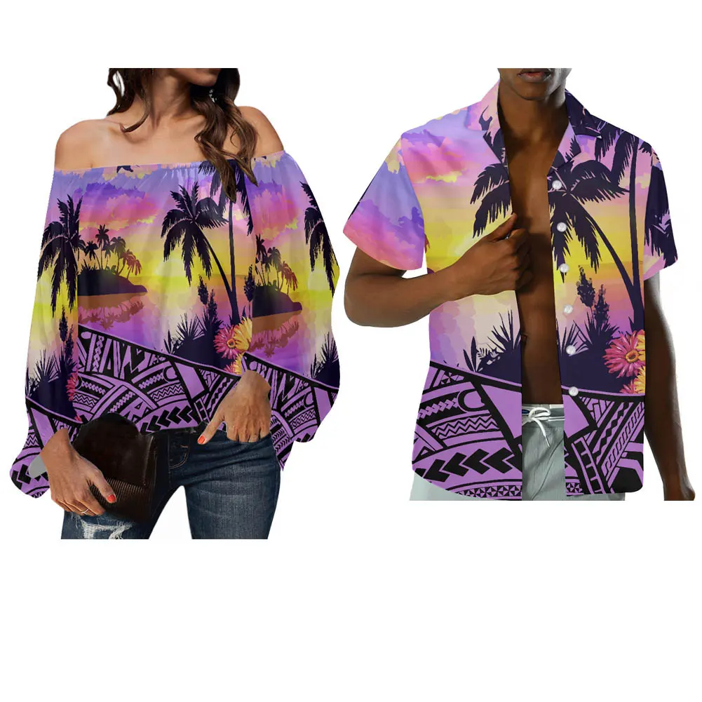Premium t-shirt Low Price Polynesian Tribe Printed Design Newest Best Selling Summer Beach Ethnic Sandy Beach Style Breathable