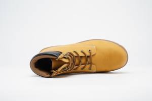 Bottes en cuir Harvest Land pour hommes, semelle Oxford, chaussures de moto, hiver, extérieur, lacets avant, rétro, tendance, bottes dénudées - Product Image 6