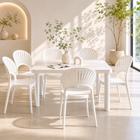Chaise d'enfant empilable portable en plastique PP moderne avec conception de sécurité pour utilisation en maternelle, prix d'usine écologique