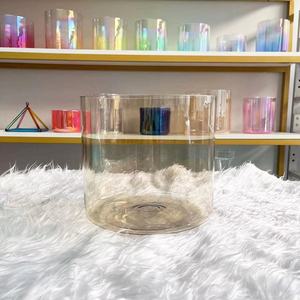 Bols de <span class=keywords><strong>cristal</strong></span> pour la sonothérapie, instruments de musique en <span class=keywords><strong>quartz</strong></span>, personnalisation de la couleur, ensemble de bols sonores en <span class=keywords><strong>cristal</strong></span> pour la thérapie sonore - Product Image 3