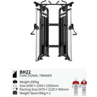 Machine d'entraînement fonctionnelle à double poulie réglable, équipement de musculation de qualité commerciale pour salle de sport professionnelle et salle de sport à domicile