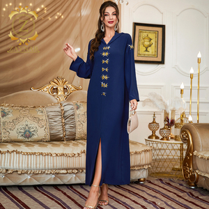 Zaynab <span class=keywords><strong>Kaftan</strong></span> Ramadán Oriente Medio Ropa árabe Monzón Moda Damas Mujeres islámicas Abaya Vestidos - Product Image 3