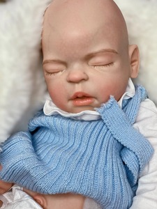 ตุ๊กตา<span class=keywords><strong>เด็ก</strong></span><span class=keywords><strong>ผู้หญิง</strong></span>ซิลิโคนทั้งตัวขนาด 22 นิ้ว เหมือน<span class=keywords><strong>จริง</strong></span> ทารกแรกเกิดหลับตา สามารถเปิดปากได้ ของเล่นทำมือ - Product Image 4