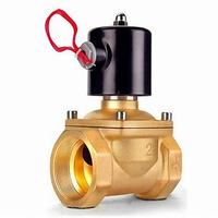 Matériel en laiton DC12V/24V AC110V/220V électrovanne hydraulique eau/Air électrique 3/4 pouces bidirectionnelle pour eau/huile