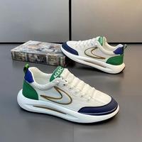Chaussures de course décontractées d'été pour hommes, respirantes, en maille, rehaussantes, à lacets, antidérapantes pour l'extérieur
