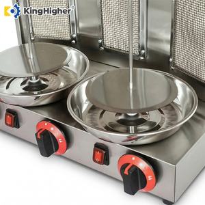Máquina Comercial de Shawarma a Gas con Doble Brocheta, Máquina Turca para <span class=keywords><strong>Doner</strong></span> <span class=keywords><strong>Kebab</strong></span> y Gyro, Equipo para la Elaboración de Carne de Shawarma - Product Image 6