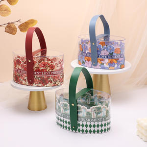 Boîte-cadeau ovale en acrylique conteneur de faveur de fête <span class=keywords><strong>transparent</strong></span> pour porte-bonbons de <span class=keywords><strong>mariage</strong></span> boîte de friandises de célébration de vacances avec couvercle - Product Image 3