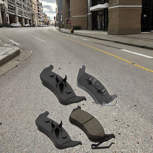 Juego de Pastillas de Freno Traseras de Cerámica D1040, 4 Piezas, Semi-Metálicas Delanteras para Ford Crown <span class=keywords><strong>Victoria</strong></span> 03-11, Lincoln Town Car 10, Mazda B2300 03-11 - Product Image 1