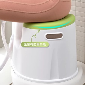 KS <b>Bathroom</b> Shower <b>Stool</b> Thickened With Non-Slip Seat For Toilet Use Elderly Pregnant Women - Product Image 2