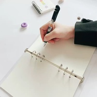 Kettlebridge Mini A6 Organizador/Agenda, Cuaderno de Hojas Sueltas de 3 Anillas, 60 Hojas, Color Personalizado, Promoción