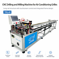 Machine de perçage et de fraisage CNC pour le traitement multi-trous et le fraisage de rainures des cadres de ventilation CVC