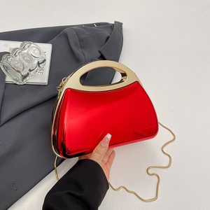 Sac à main de soirée pour femme de haute qualité, nouvelle mode, surface brillante, chaîne, parfait pour <span class=keywords><strong>Madame</strong></span> - Product Image 4