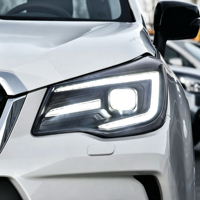 Ensemble de phares LED pour Subaru Forester SJ 2013-2018 C-Light DRL Switchback Bi-Xenon Projecteur Plug and Play