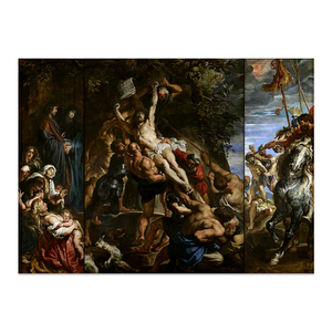 Reproducción Clásica en Lienzo al Óleo: Delilah de Peter Rubens, Cuadro Artístico de la Elevación de la Cruz - Product Image 1