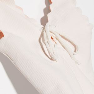 Wholesale Oem Custom logo Private Label Seamless v Neck Child Bikini Swimwear Kids <b>Girl</b> One Piece Swimsuit - Product Image 3