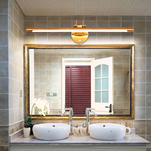 Modern Iron LED Touch Dimming Bathroom & Living Room Wall Lamp with US Gauge Plug - Product Image 5