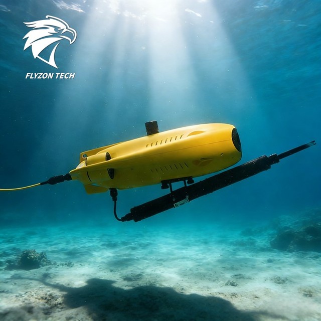 4K Underwater Drone with 200m Depth & 4H Runtime Portable Mini ROV with Camera for Fishing Inspection Search & Rescue