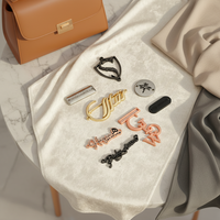 Boutons en alliage de zinc à bas prix, tirettes de fermeture éclair personnalisées, livraison rapide pour vêtements, sacs et pièces de quincaillerie en cuir