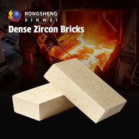 Vente directe usine – Briques de zircon dense haute résistance pour revêtement de four, service OEM