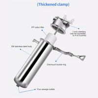 Boîtier de filtre à eau en acier inoxydable 20 "X 4.5" Ss 304 et 316 Système de boîtier de filtre à eau Jumbo 5 10 20 pouces