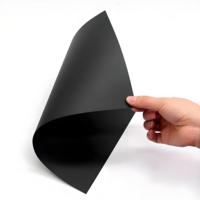 Carton rigide noir recyclé enduit, feuilles de papier noir résistantes à l'humidité pour impression offset et emballage cadeau