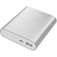 Cargador Portátil Q5 Ultra Delgado, Mini Banco de Energía ABS con Doble Puerto USB para Teléfono Celular