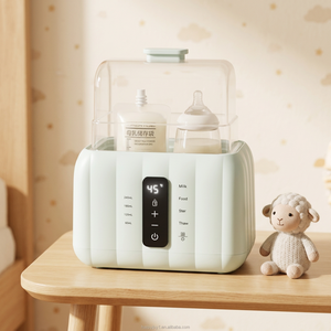 Chauffe-biberon électrique stérilisateur avec affichage numérique de la température, sans BPA, pour chauffage et désinfection des biberons pour nourrissons - Product Image 1