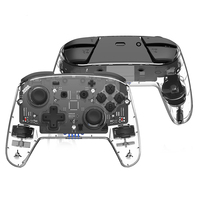 Desain Baru Lampu LED RGB Nirkabel BT Gaming Gamepad Pengontrol Joystick Video Game untuk Switch OLED