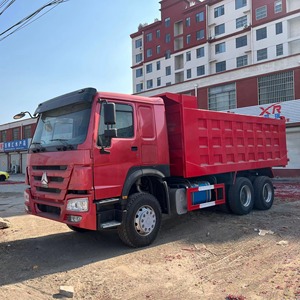รถบรรทุก HOWO 6x4 371 แรงม้า มือสอง สำหรับงานก่อสร้าง ขนส่งสินค้า ประสิทธิภาพเชื่อถือได้ เครื่องยนต์ดีเซล รถบรรทุกหนัก - Product Image 1