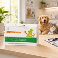 Kit de test rapide de la protéine C-réactive canine (cCRP), réactif de détection, test d'immunofluorescence pour clinique vétérinaire