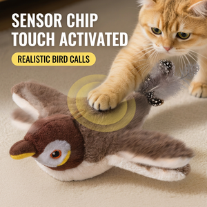 Jouet en peluche pour chats, motif animalier, simulation d'oiseau, résistant aux morsures, <span class=keywords><strong>à</strong></span> bascule et <span class=keywords><strong>à</strong></span> secouer, vente en gros transfrontalière, écologique - Product Image 3