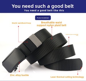 Nuevo Cinturón Táctico de Nylon de 3.5cm con Hebilla Automática <span class=keywords><strong>Reversible</strong></span> de Aleación, Liberación Rápida, Doble Cara, para Hombre y Mujer, Estilo Casual y de Moda para Exteriores - Product Image 4