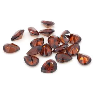 ลูกแพร์หยาบรูปร่าง6*8มม. หลวมแชมเปญพลอยบุษราคัมสำหรับเครื่องประดับ - Product Image 6