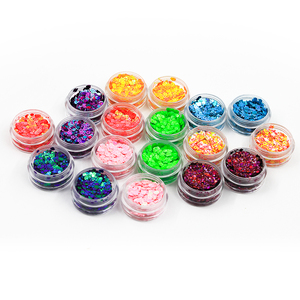 Pot de crème pailletée holographique épaisse et brillante en vrac avec 10g de poudre de paillettes cosmétiques <span class=keywords><strong>pour</strong></span> <span class=keywords><strong>le</strong></span> visage et <span class=keywords><strong>le</strong></span> <span class=keywords><strong>corps</strong></span> - Product Image 1