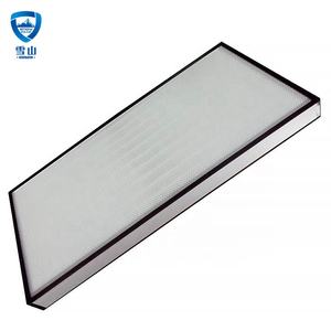 Système de filtration d'air haute efficacité personnalisé en gros pour usine, filtres HEPA mini plissés FFU - Product Image 5