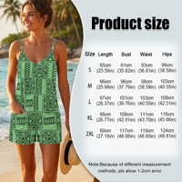 Combinaison décontractée hawaïenne populaire pour femme, col en V, sans manches, bretelles spaghetti, salopette courte ample avec poches, été 2026