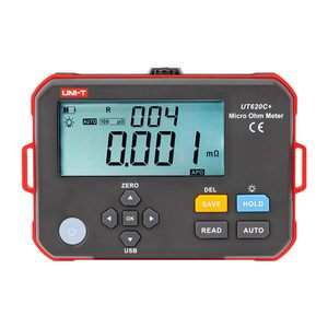 TTLTES UNI-T UT620C Digital Low Resistance Meter Ohm Meter <b>Cable</b> Wire/Coil/Motor Tester 0.001m~300.0k - Product Image 1