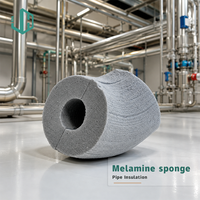 Isolation de tuyaux en mousse de mélamine industrielle, isolation thermique à faible émission de fumée, éponge de mélamine pour la préservation de la chaleur des tuyaux