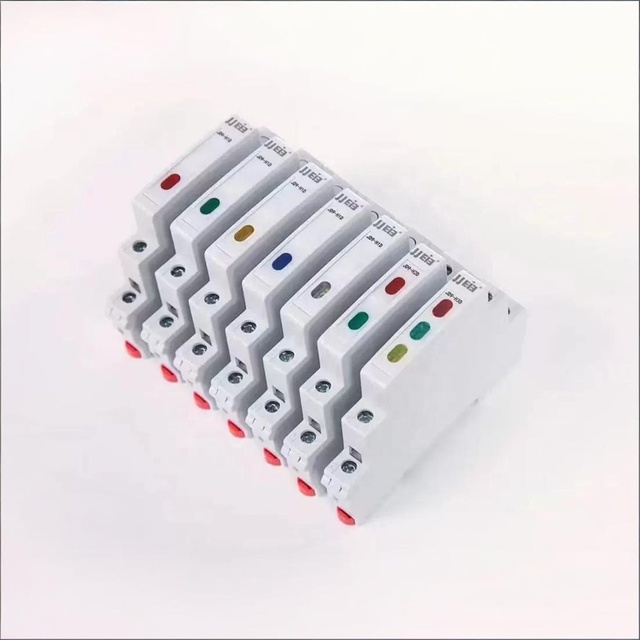 AC/DC6.3 12V 24V 110V 230V LED Signal Lamp Pilot Lights 50Hz 60Hz Lamp Din Rail 9mm Double Color or Three Color Indicator Light